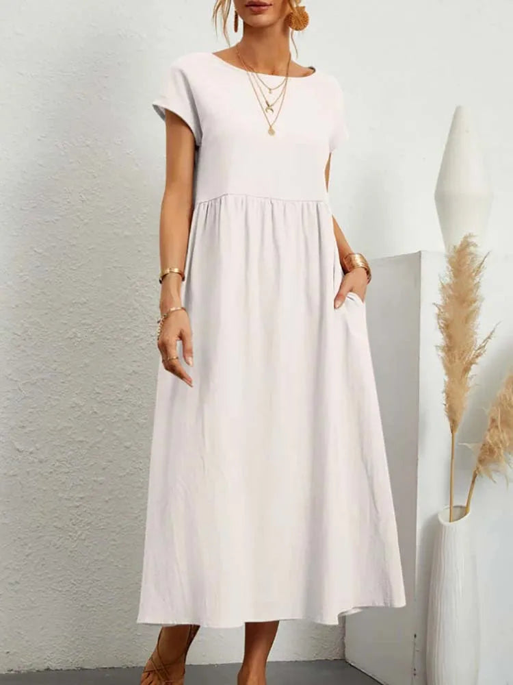 Vestido Midi Soltinho de Verão - Dulcy