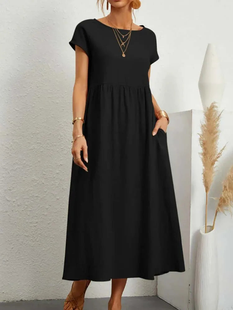 Vestido Midi Soltinho de Verão - Dulcy