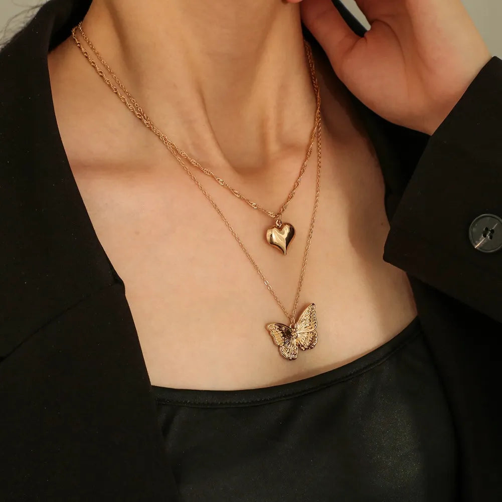 Colar Feminino de Luxo Aço Banhado