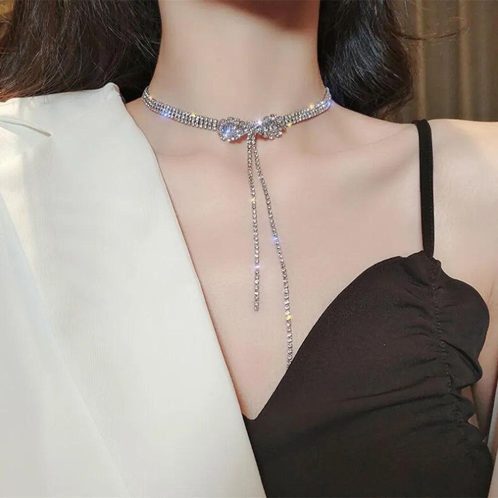 Colar Feminino de Luxo Aço Banhado