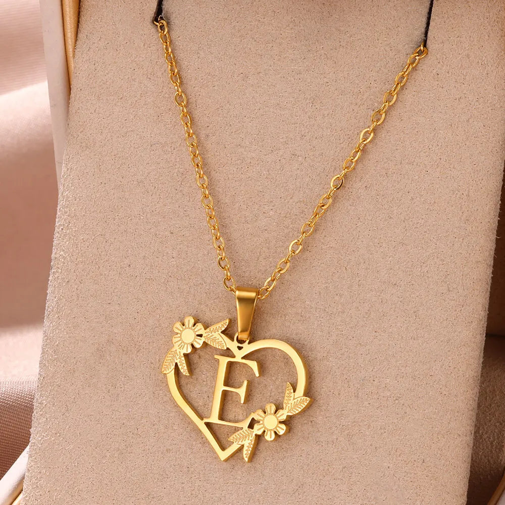 Colar Feminino Personalizado Inicial Banhado