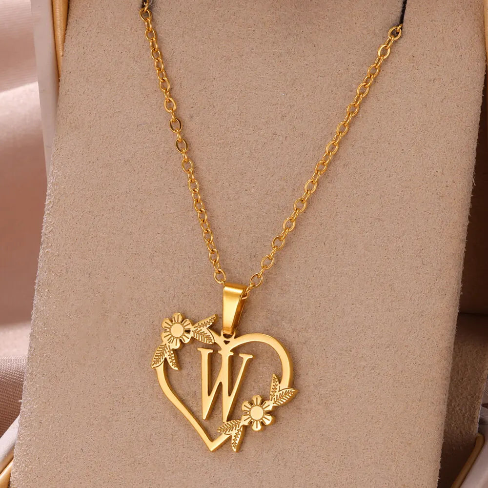 Colar Feminino Personalizado Inicial Banhado