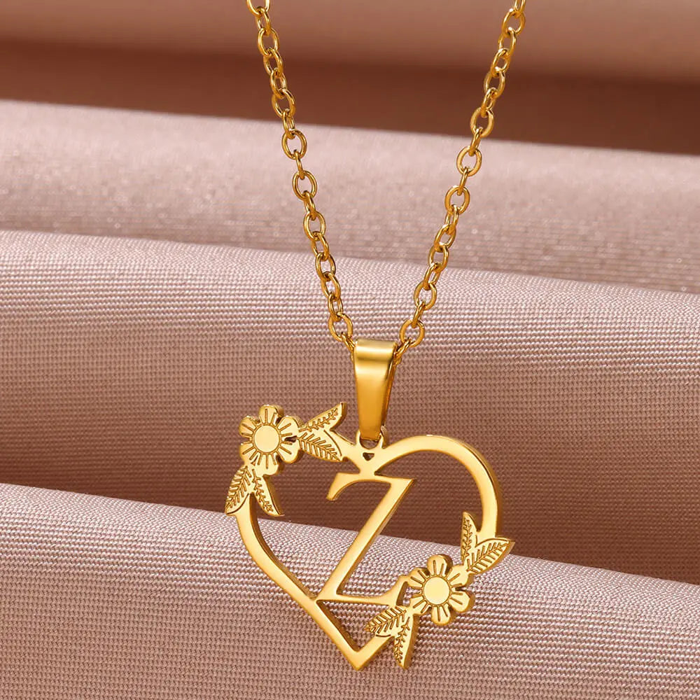 Colar Feminino Personalizado Inicial Banhado