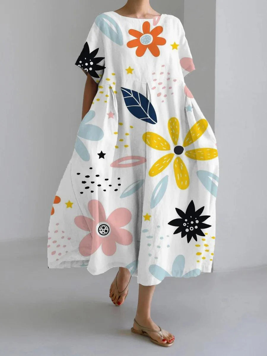 Vestido Longo Retro Lucie