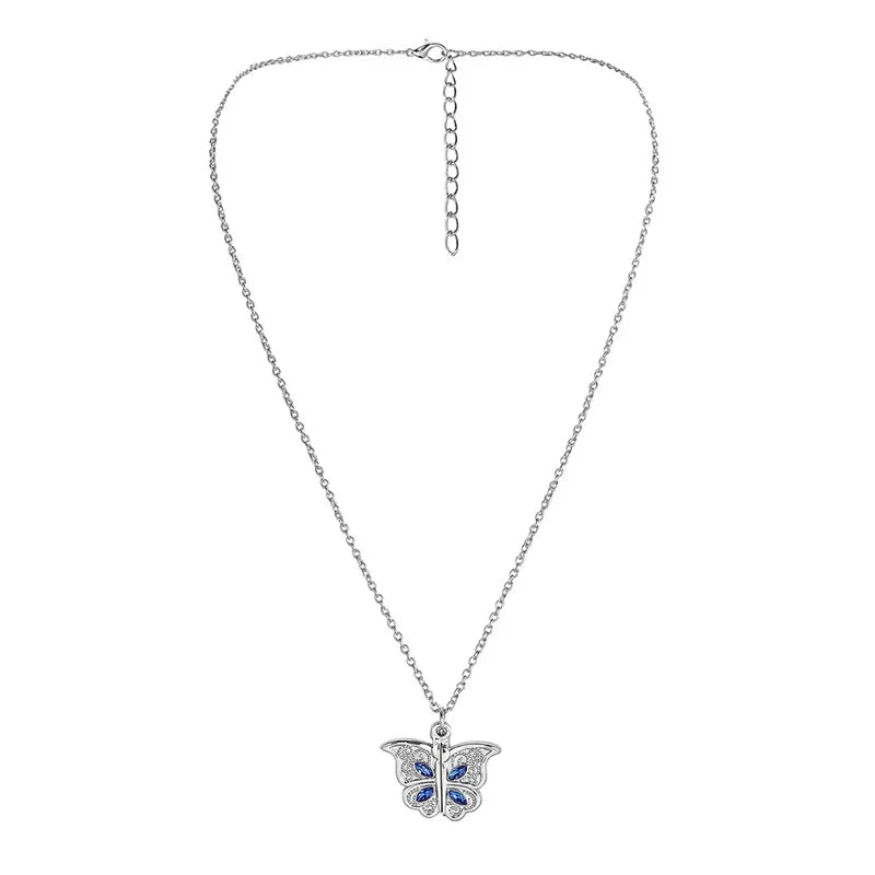Colar Borboleta Feminino Banhado