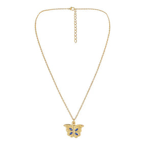 Colar Borboleta Feminino Banhado
