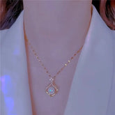 Colar Feminino de Luxo Aço Banhado
