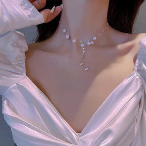 Colar Feminino de Luxo Aço Banhado