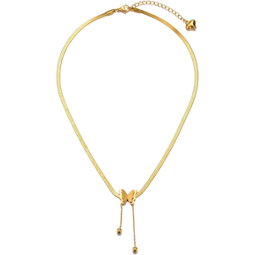 Colar Feminino de Luxo Aço Banhado
