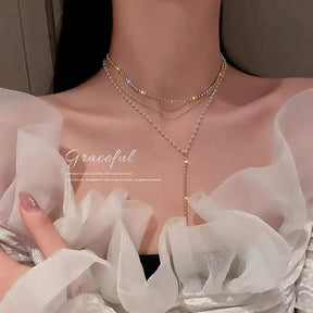 Colar Feminino de Luxo Aço Banhado