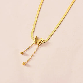 Colar Feminino de Luxo Aço Banhado