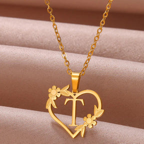 Colar Feminino Personalizado Inicial Banhado
