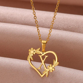 Colar Feminino Personalizado Inicial Banhado