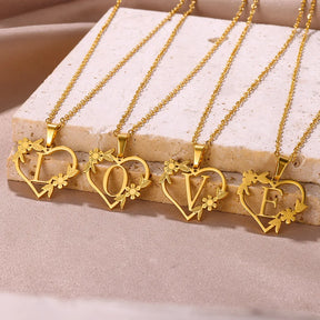 Colar Feminino Personalizado Inicial Banhado