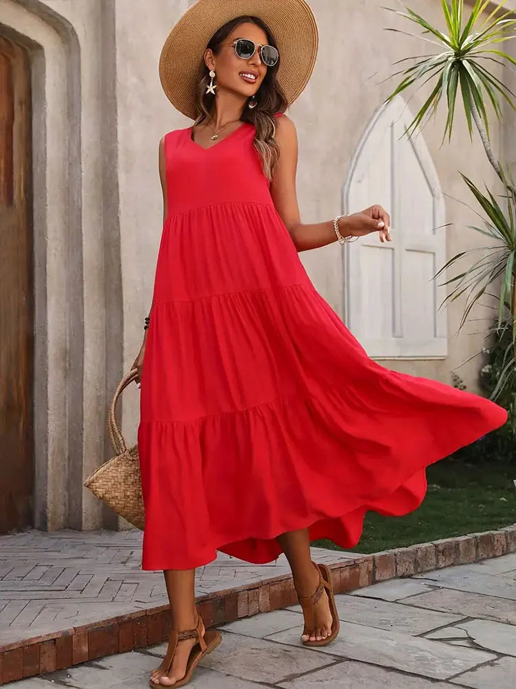 Vestido Longo Feminino Solare