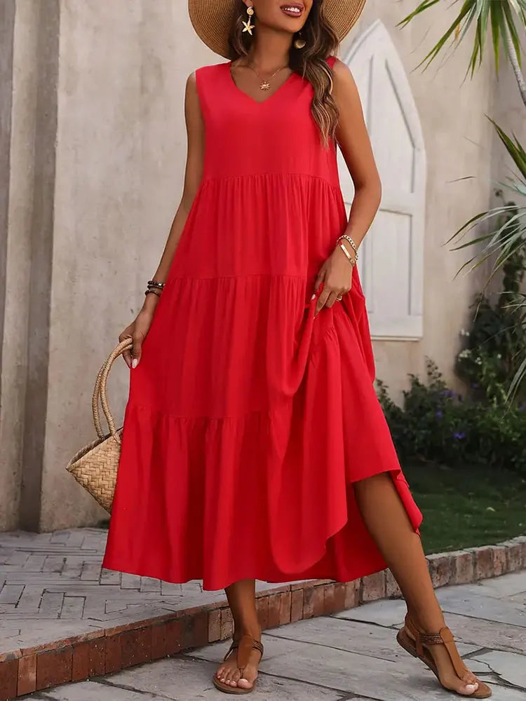 Vestido Longo Feminino Solare